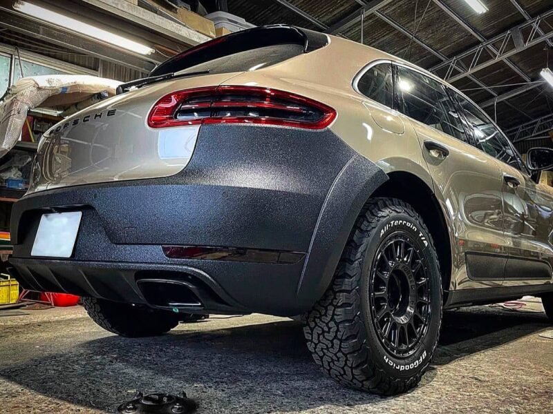 Lifted Porsche Macan Off-road Build: A/T Wheels & Other Mods ...