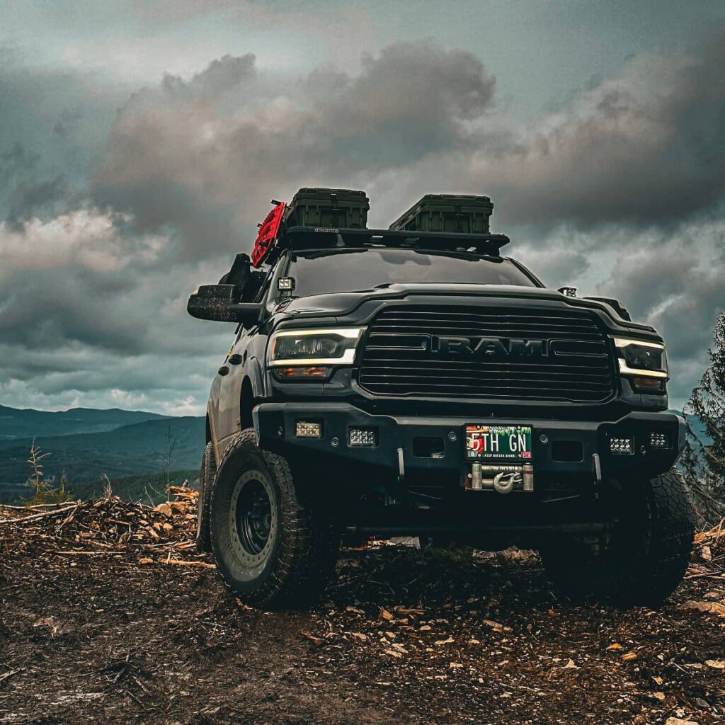 Trailready stealth bumper with a Warn 15k winch