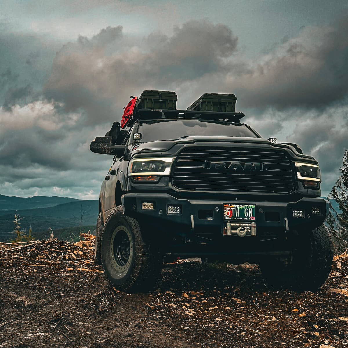 Trailready stealth bumper with a Warn 15k winch