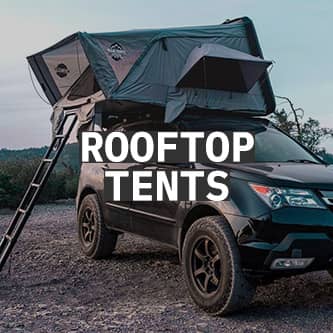 Overland roof top tents for off-road vehicles