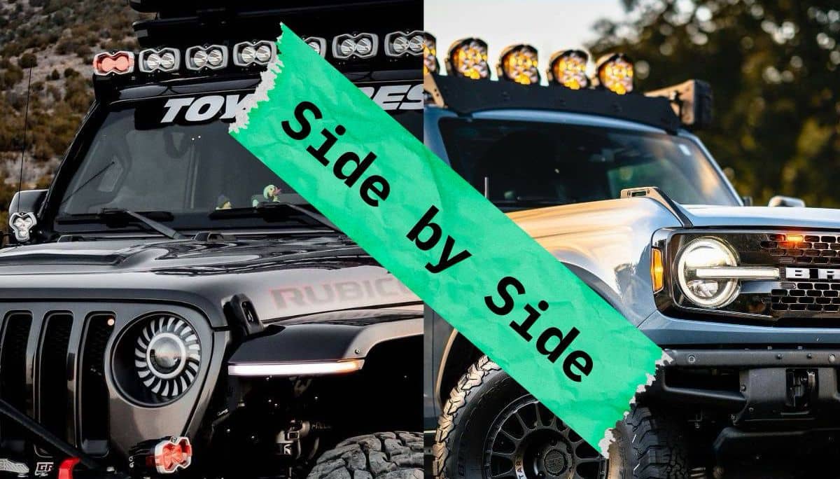 Compare off road capabilities of SUV, crossovers and trucks