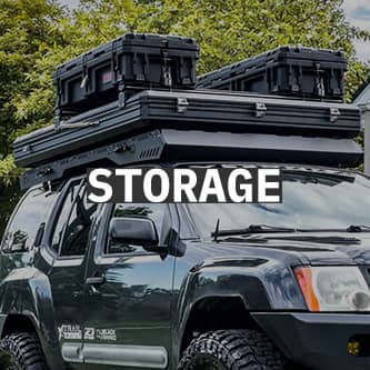 Storage solutions and cargo boxes for overland and off-road vehicles