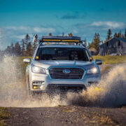 Lifted Subaru Ascent overland off-road project