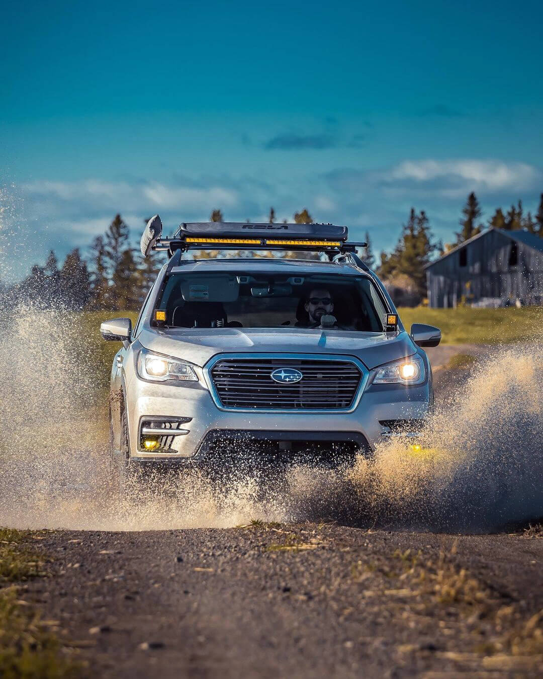 Lifted Subaru Ascent overland off-road project