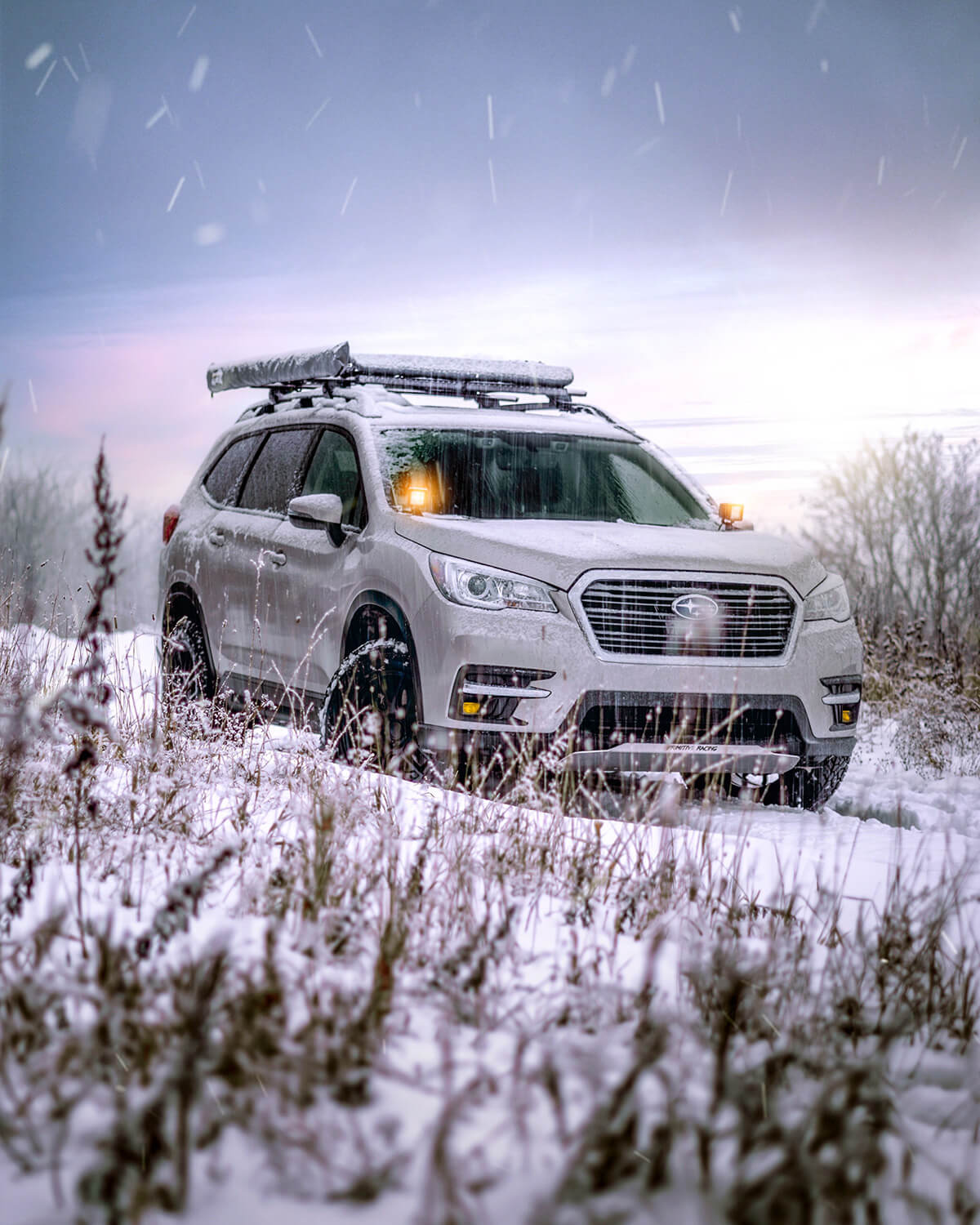 Subaru Ascent in the snow