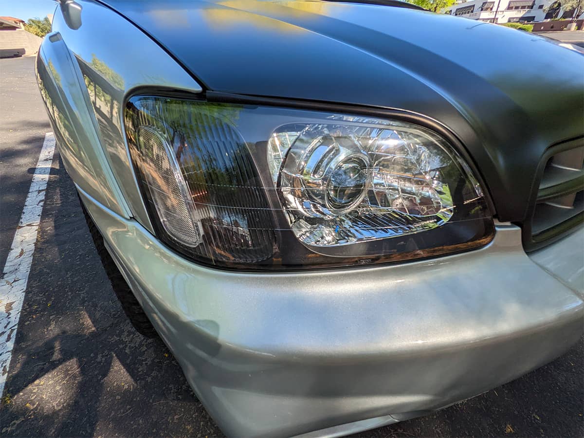 Subaru Baja custom projector headlights