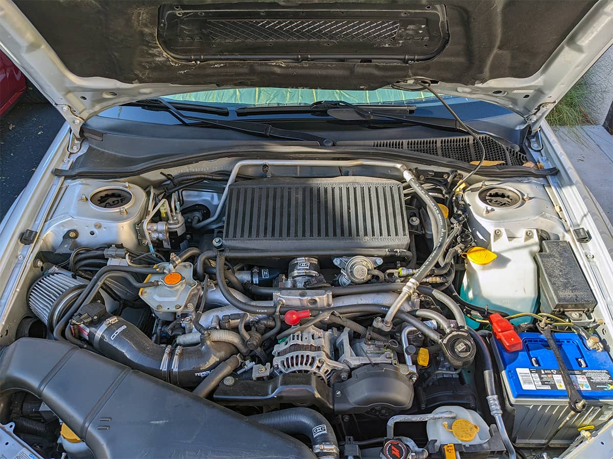 Subaru Baja 2.5L 4-cylinder turbo engine with lots of upgrades