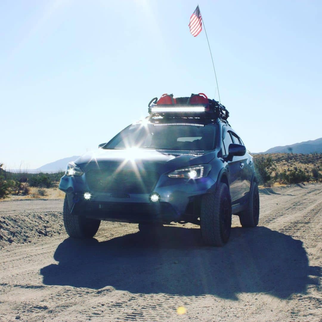 Subaru Crosstrek LED fog lights and Light bar