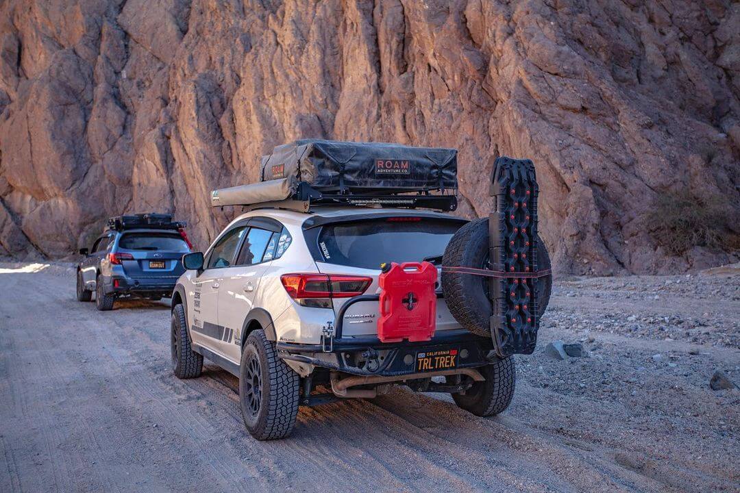 Lifted Subaru crosstrek with advanced off-road mods
