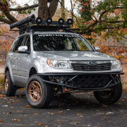 TRF custom tube front off road bumper for a Subaru Forester