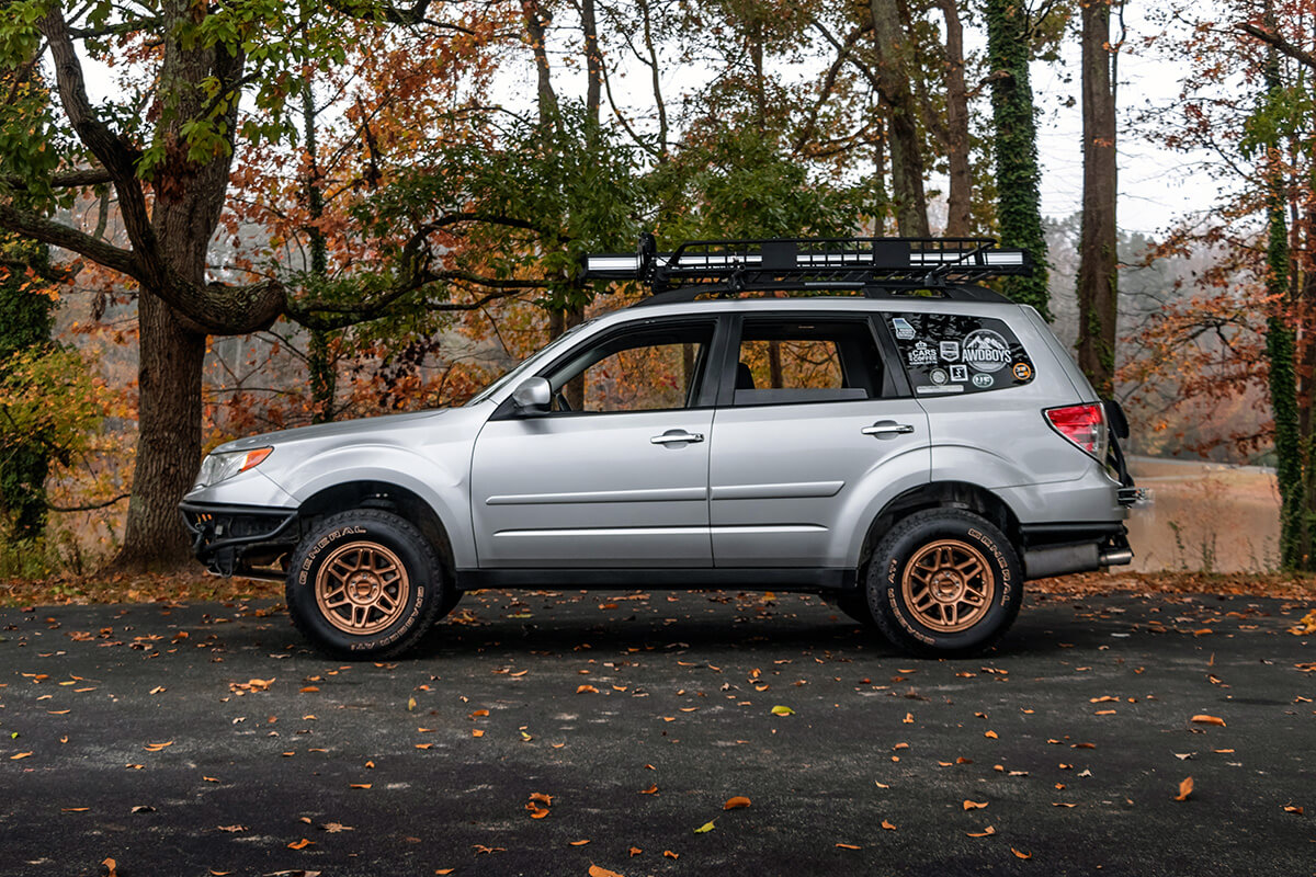 Anderson Design Fab 3 inch lift got Subaru Forester