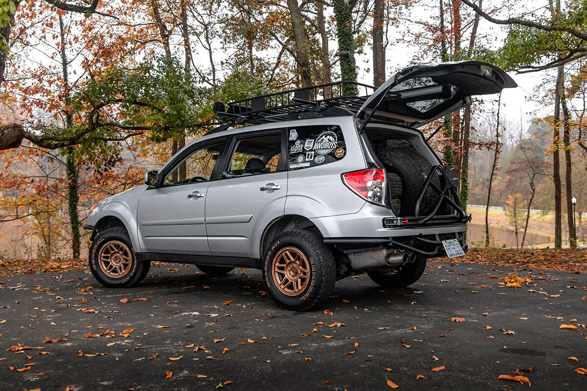 Lifted Subaru forester