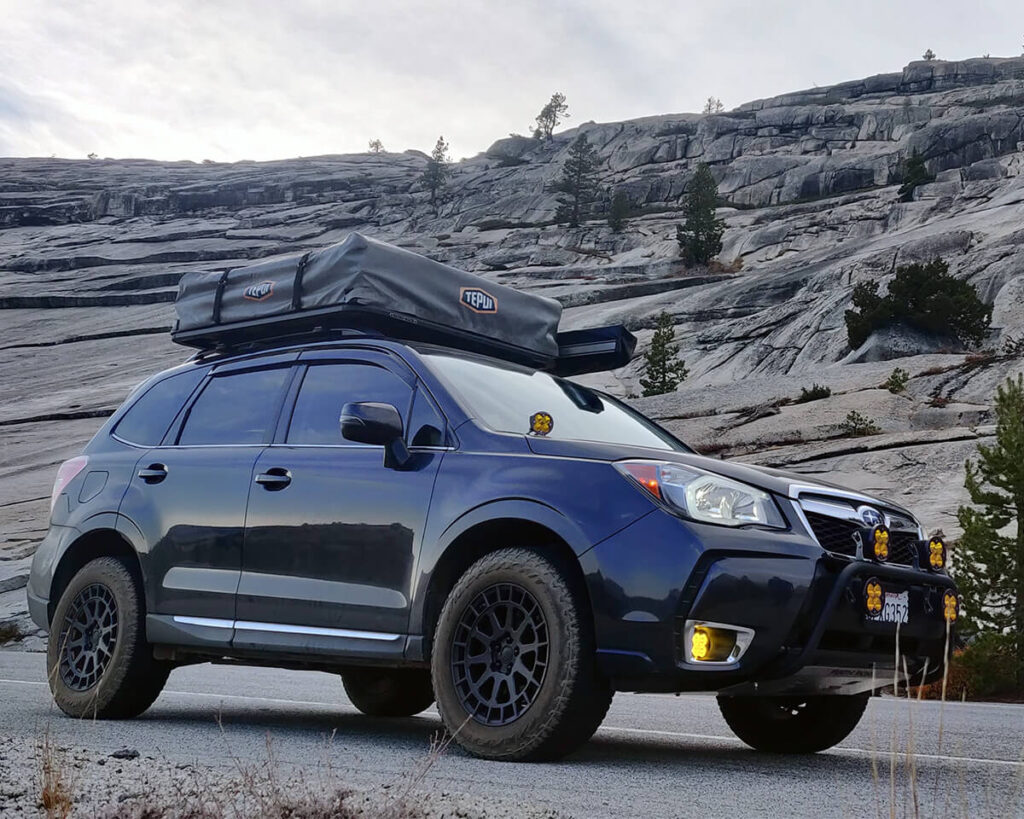 Lifted Subaru Forester XT SJ Overland Off road Project