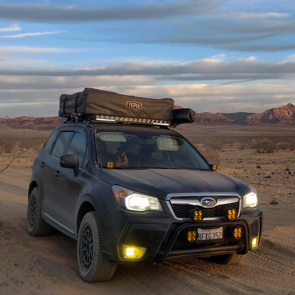 Lifted Subaru Forester XT SJ Overland Off road Project