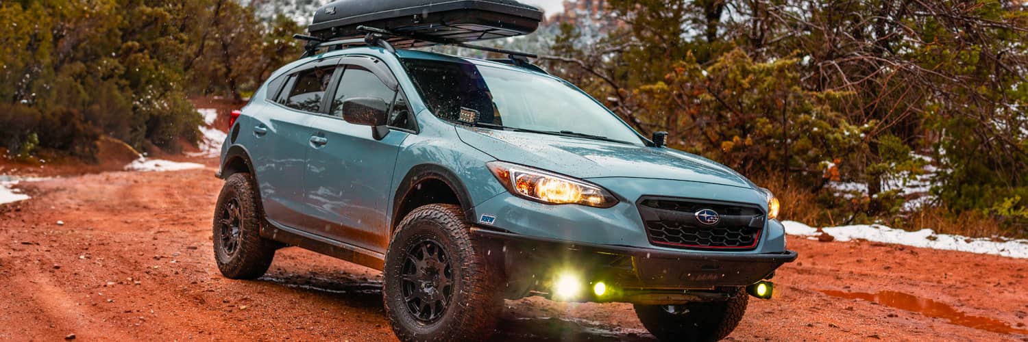 Subaru Off Road Build With a Roof Rack