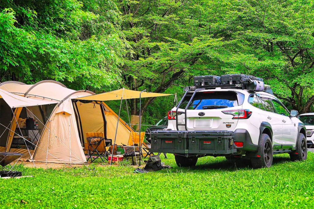 Overlanding in a Subaru Outback Wilderness