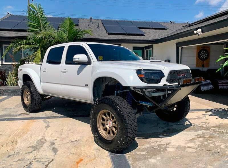 Supercharged Baja-Style Tacoma Prerunner With Long Travel Suspension