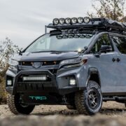 Lifted Toyota Alphard Off Road Overland Van from Tokyo Autosalon