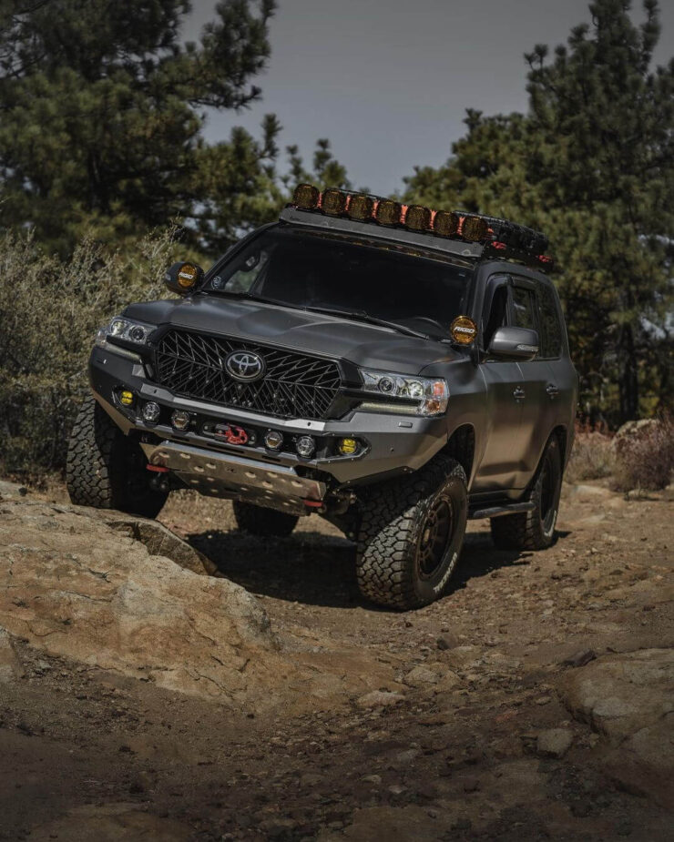 Lifted Toyota Land Cruiser 200 Overland Build On 33s With Off Road Mods