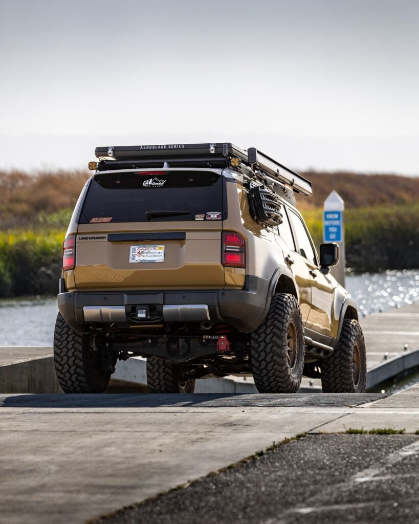 Toyota Land Cruiser 250 with a 4" lift and 37" tires