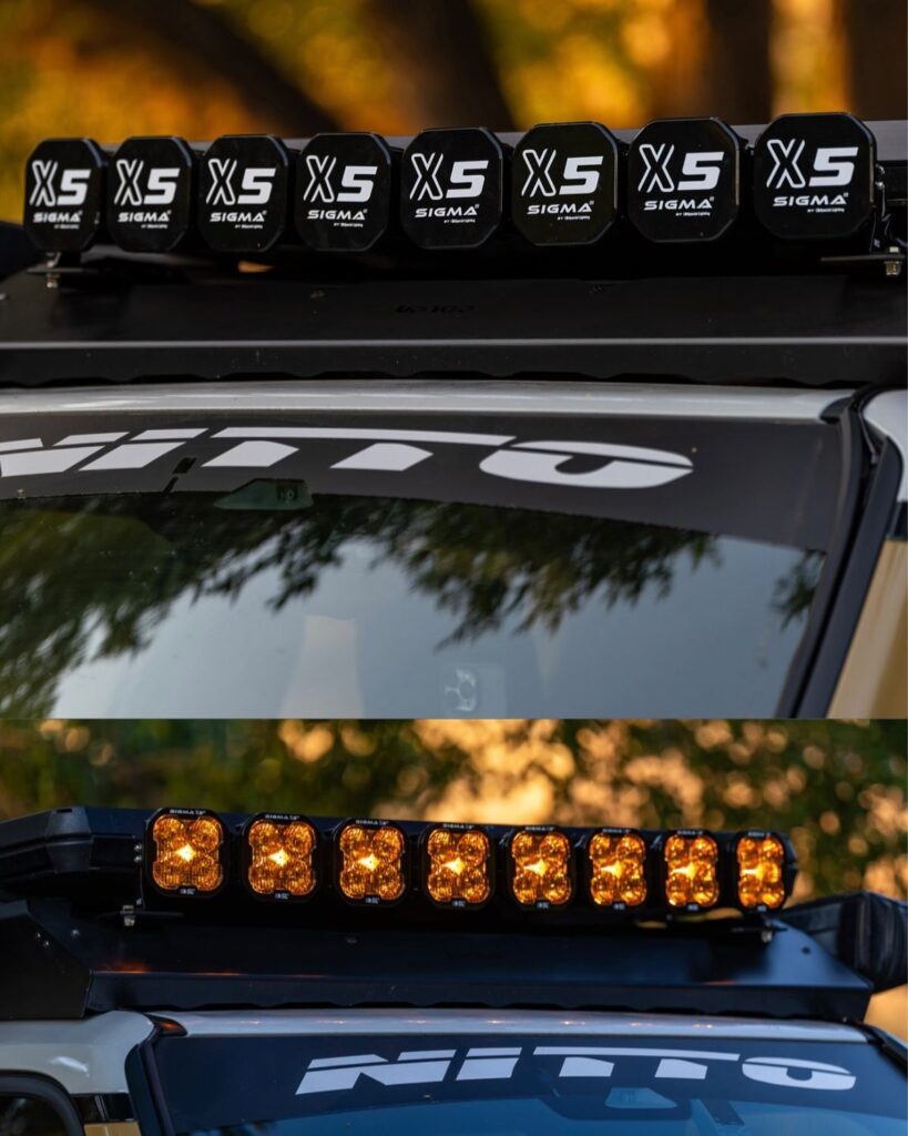 Sigma X5 off-road lights