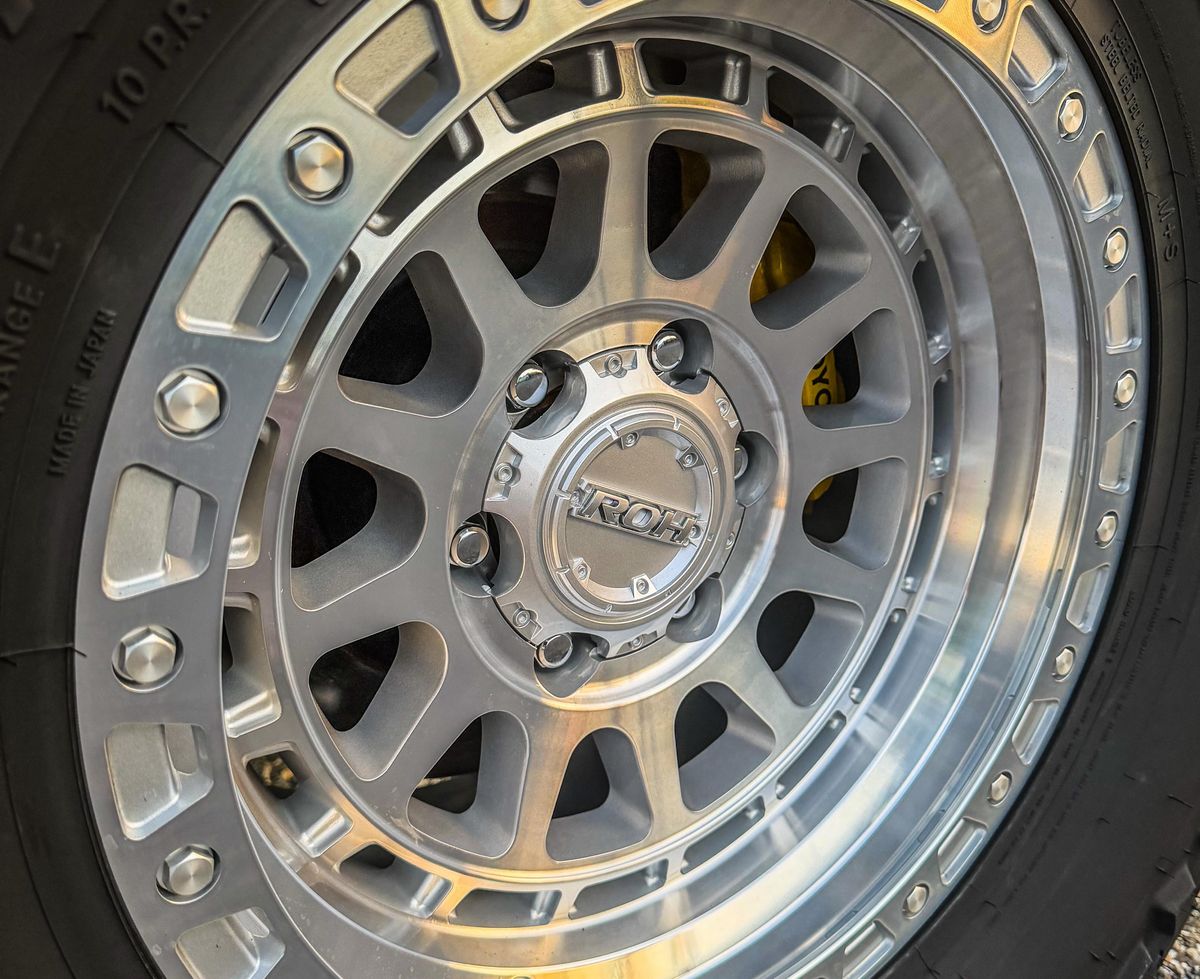17" ROH Zullo beadlock Wheels on a lifted Toyota Land Cruiser 300 Series overland build