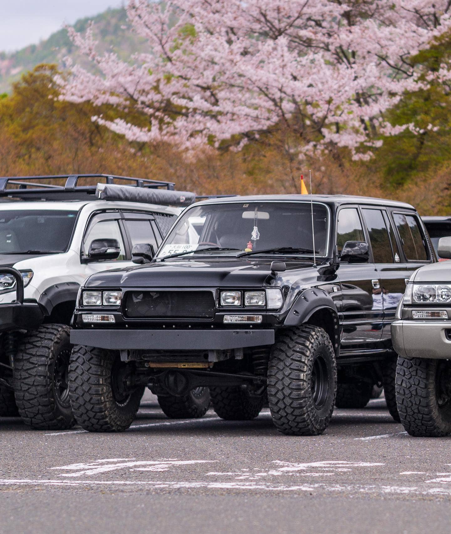 Vintage Off-road Toyota Land Cruiser 80 community in Japan