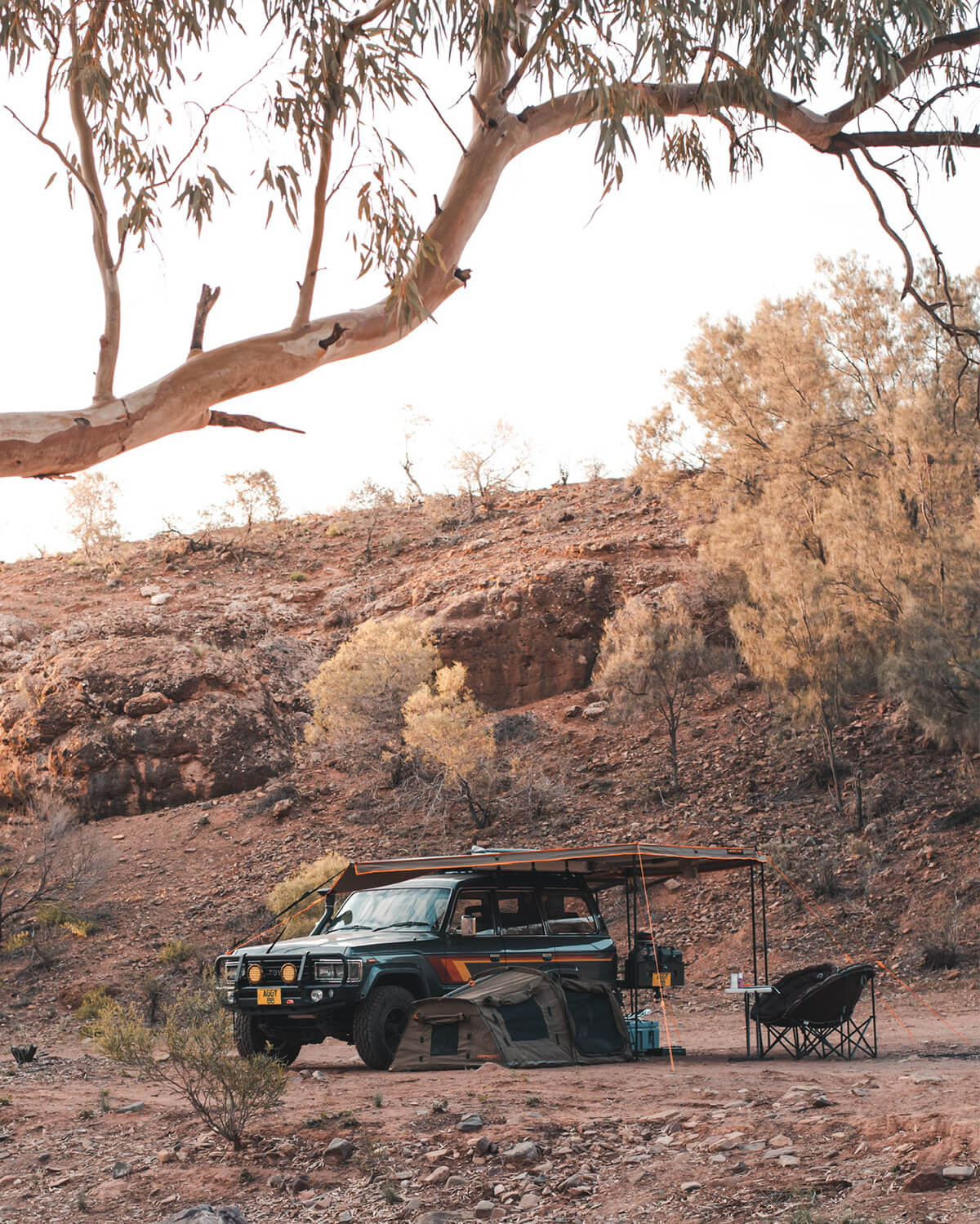 Toyota Land Cruiser overland setup