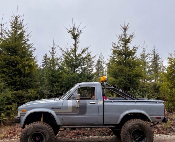 1981 Toyota Pickup 4x4 offroad build on 35 inch tires