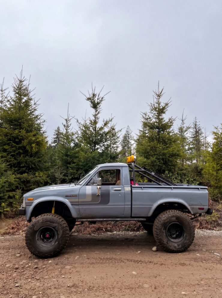 1981 Toyota Pickup 4x4 offroad build on 35 inch tires