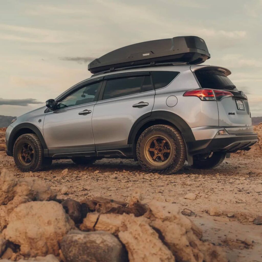 Off-roading in a Toyota Rav4 Adventure with 29 inch All terrain tires