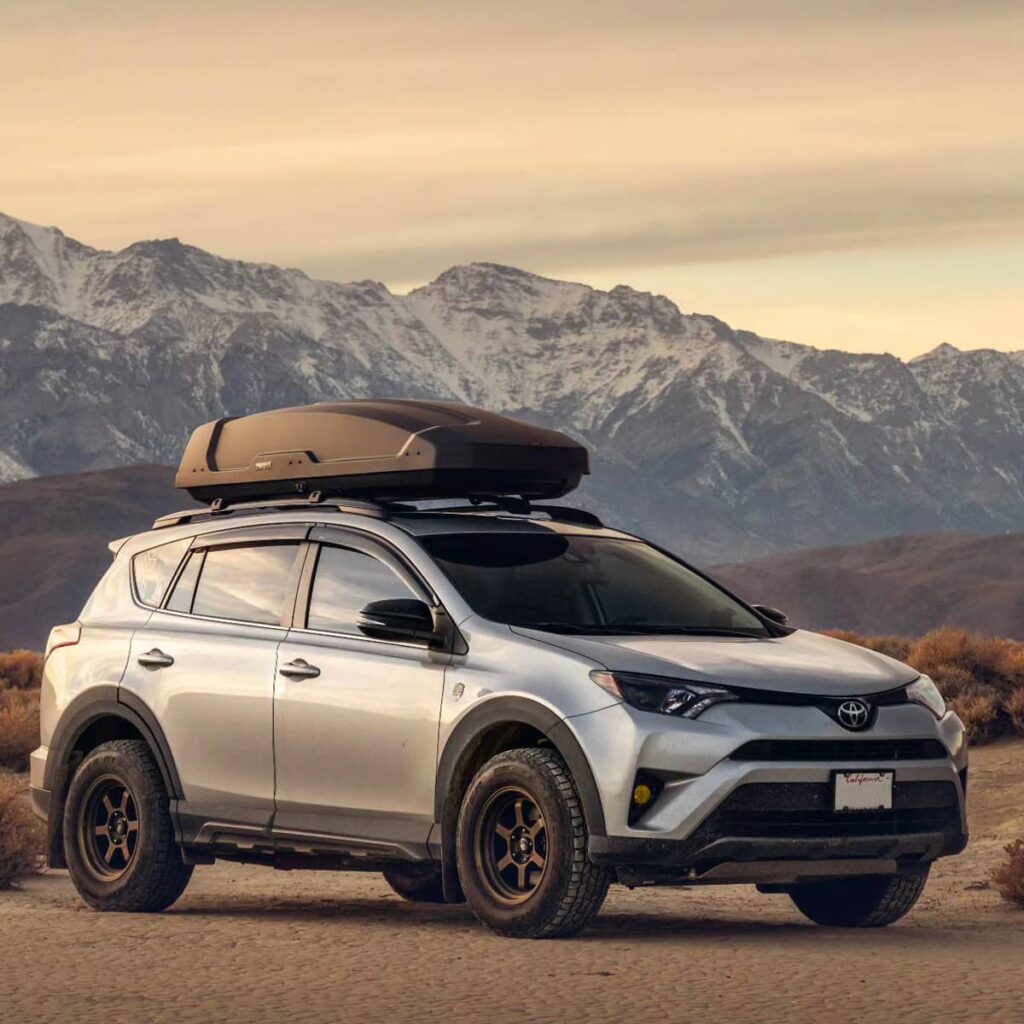 4th Generation 2013-2018 Toyota Rav4 off road build with LP aventure Skid plate