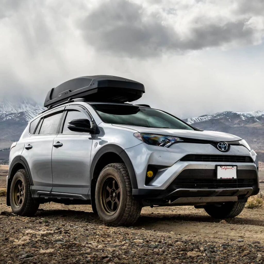 2018 Rav4 with Thule Force XT cargo box