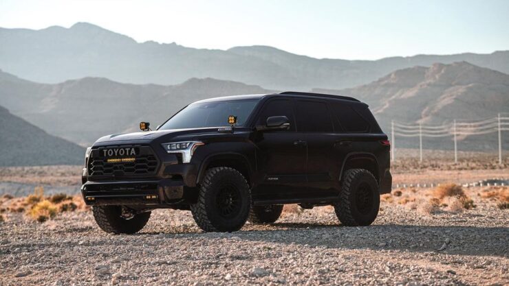 New 2023 Toyota Sequoia Lifted on 35 Inch Tires With Off-road Mods ...