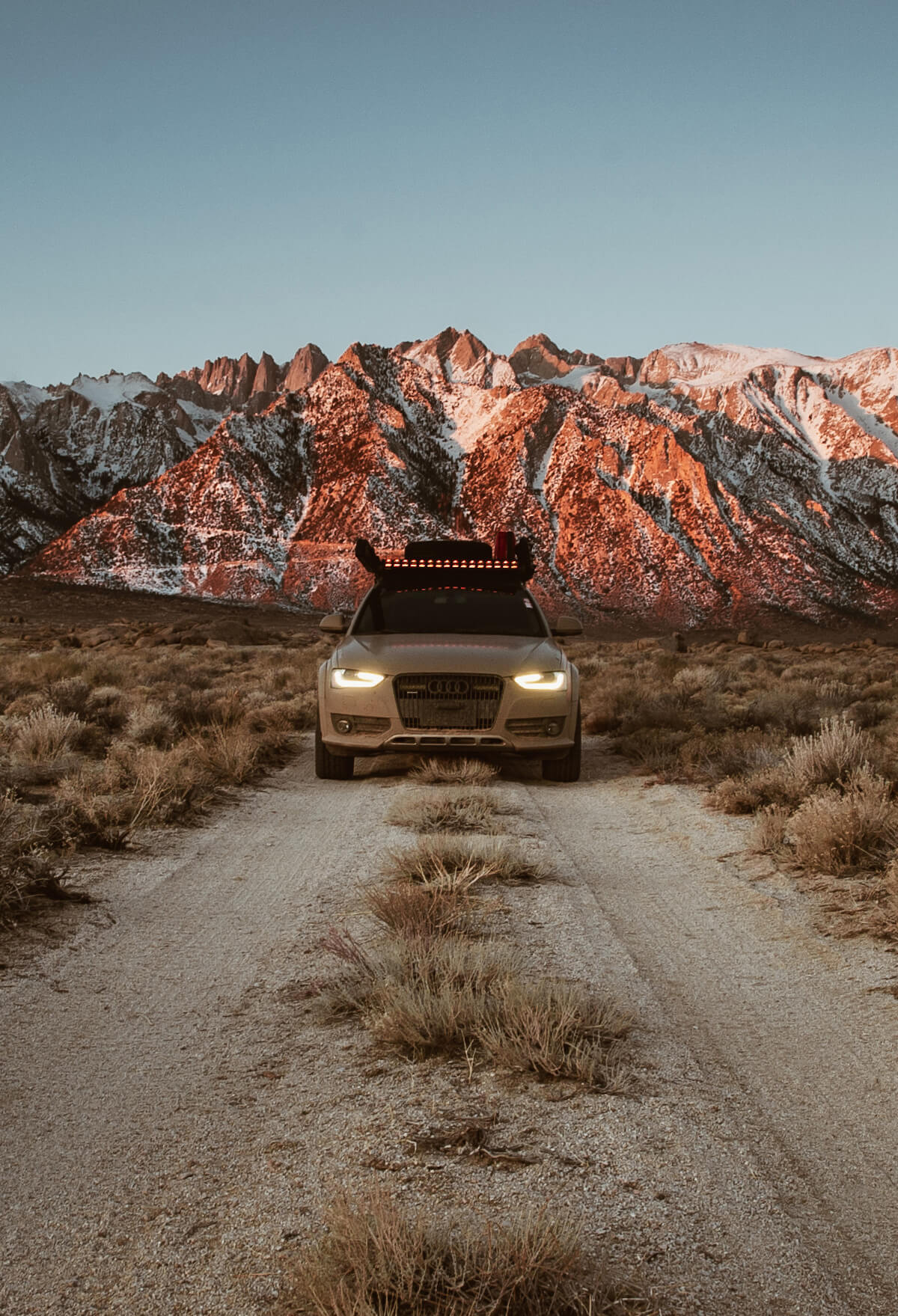 Audi A4 Allroad Off-roading in the desert