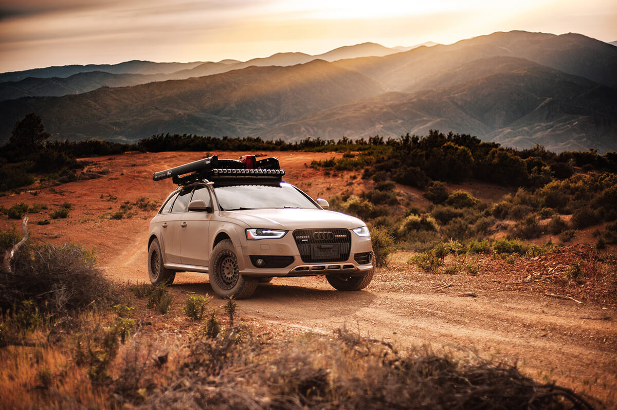 Lifted Audi A4 overland build