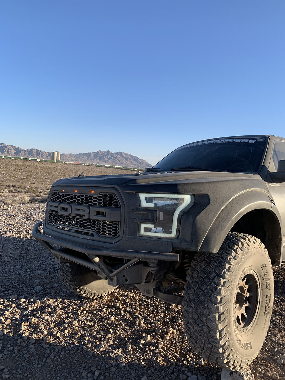 Lifted Lifted Ford Raptor custom LED headlights