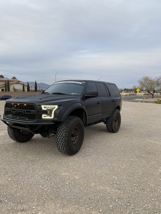 Ford Expedition With a Gen 2 Raptor Front-end