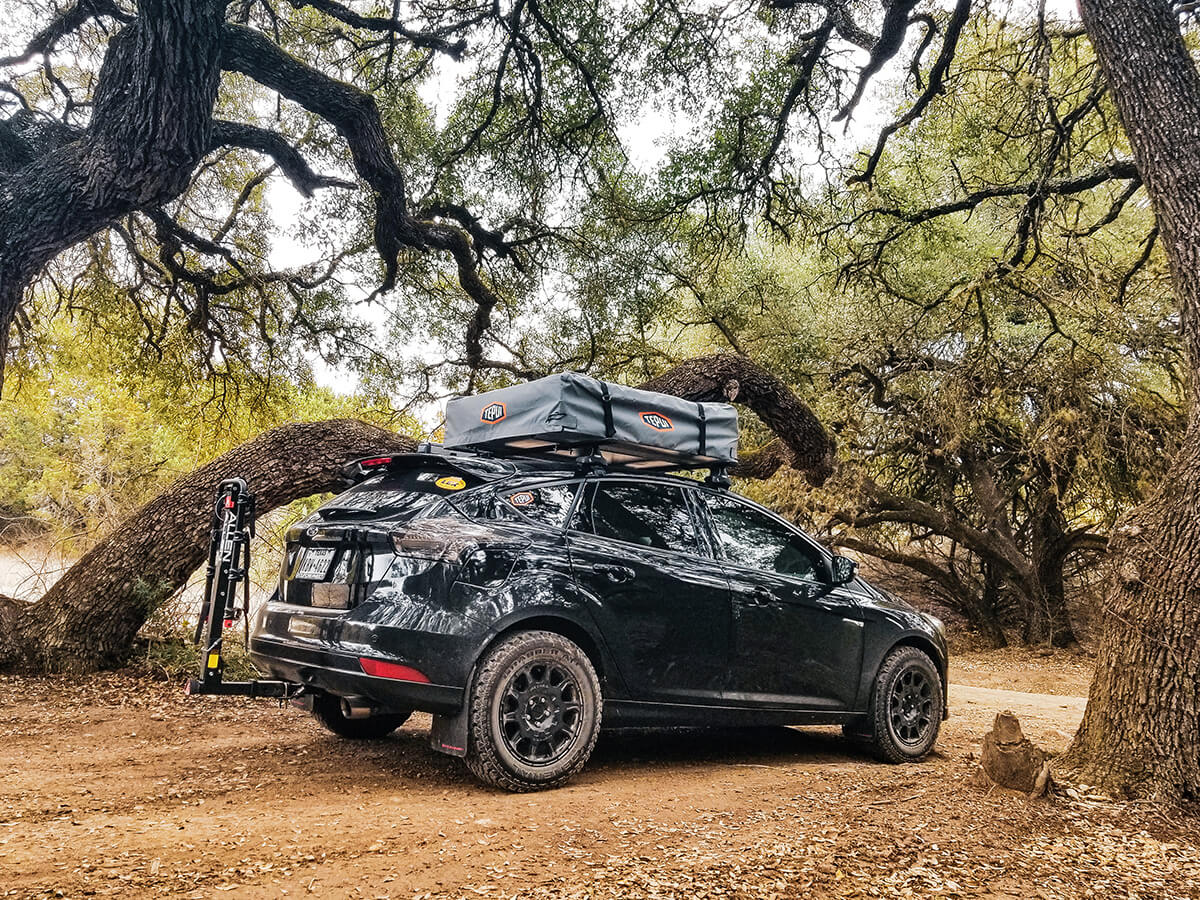 Ford Focus Hitch mount bike rack