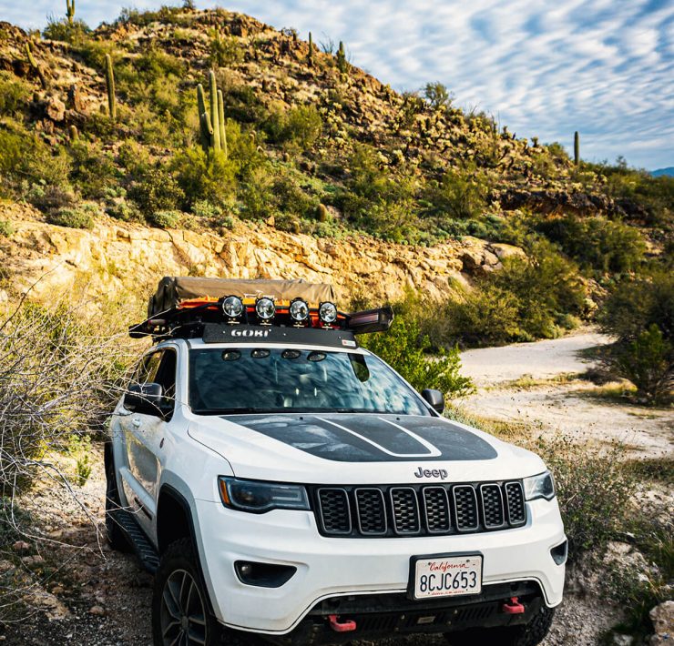 Lifted Jeep Grand Cherokee Trailhawk on 33s Modified for Overland ...