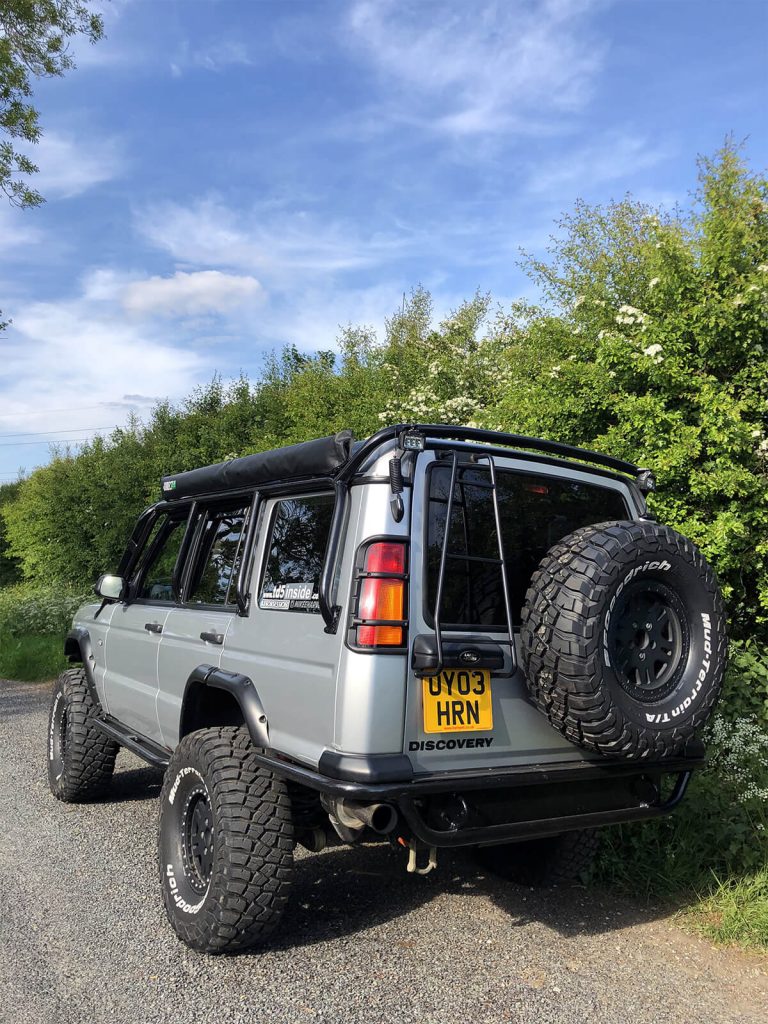 Lifted Land Rover Discovery 2 TD5 on 35s Overland Rig from UK