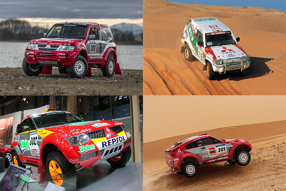 Mitsubishi Pajero Dakar race