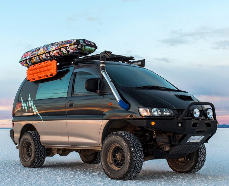 Lifted Mitsubishi Delica L400 Overland van