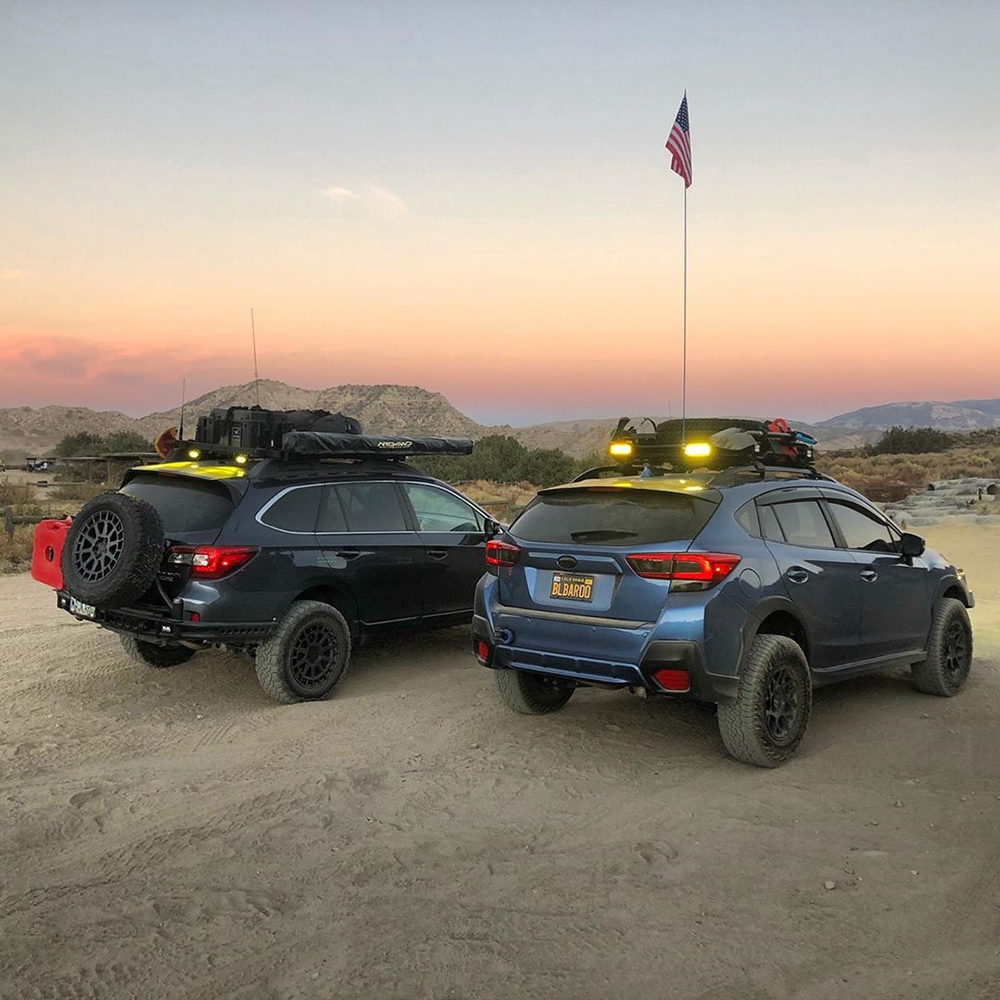 subaru crosstrek overland off-road project build Anderson Design Fabrication (ADF) lift