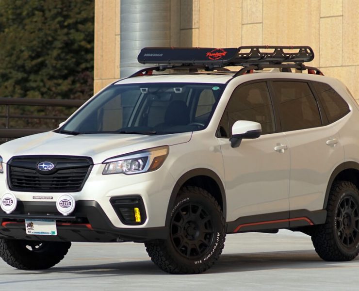 Lifted 2019 Subaru Forester SK With A/T off-road tires