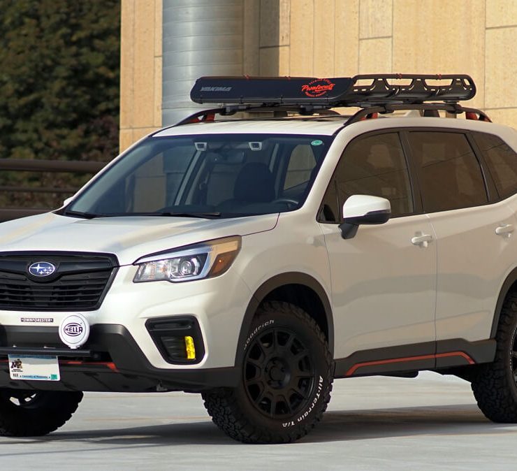 Lifted 2019 Subaru Forester SK With A/T off-road tires