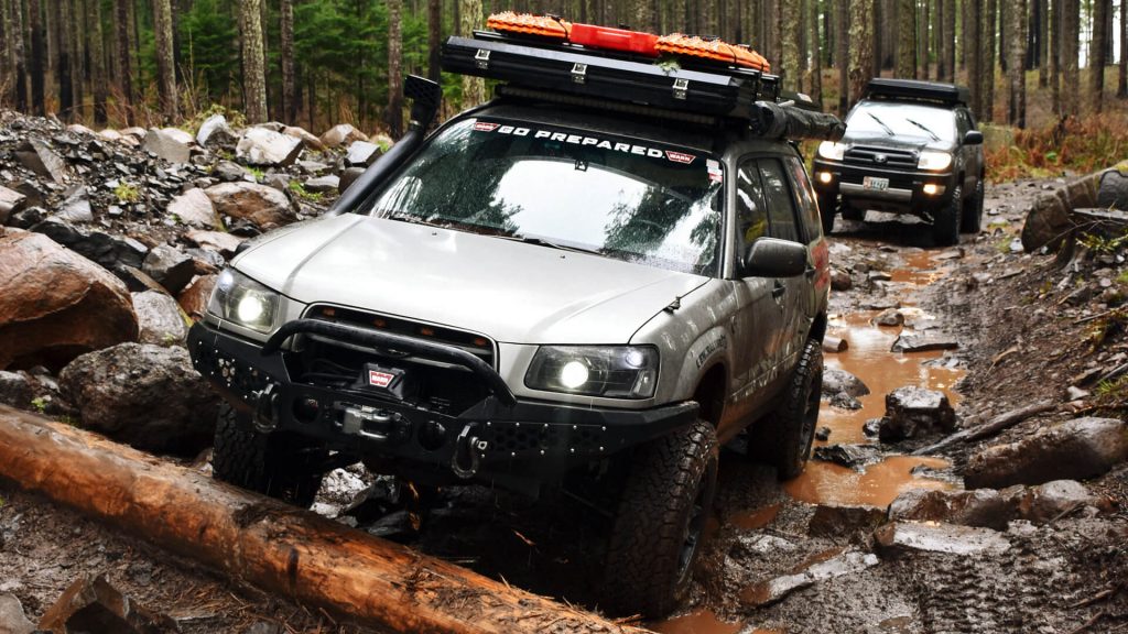2005 Lifted Subaru Forester Off Road and Overland modifications