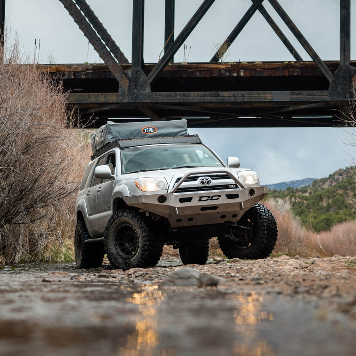 2004 4Runner Demello Front Bumper and rock sliders