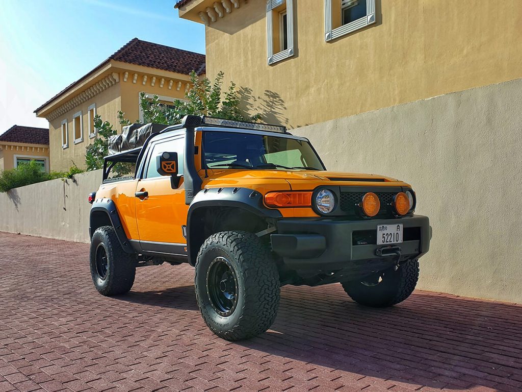 Meet One of a Kind Lifted Toyota FJ Cruiser Pickup Truck - offroadium.com