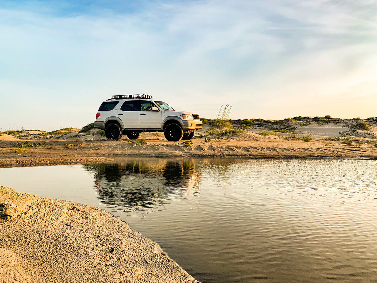 Toyota Sequoia with offroad mods